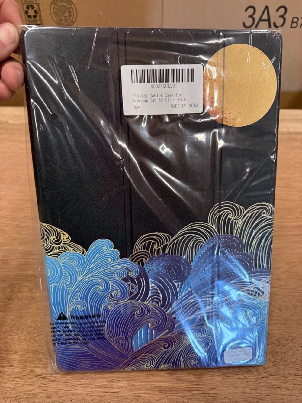Tuiklol Tablet Case‎ for Samsung Tab S9 Ultra - Black